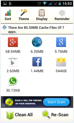 1 cache cleaner