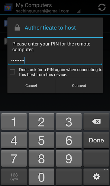 pin on android