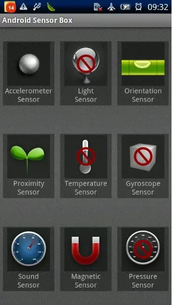 android sensor box