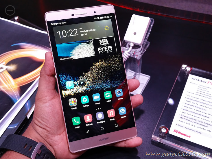 Aanbod Perforeren Groot Huawei P8Max Hands on, Photos and Video