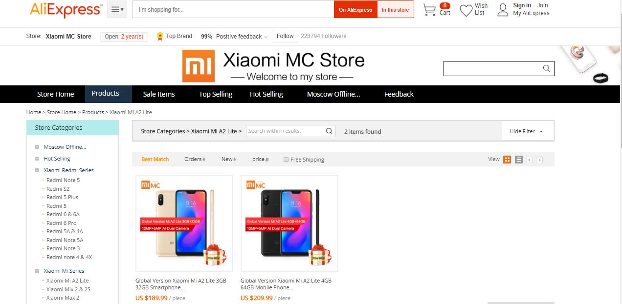 Xiaomi Store Aliexpress