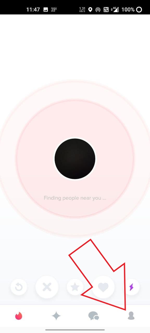 What happendes when you press dont show me on tinder