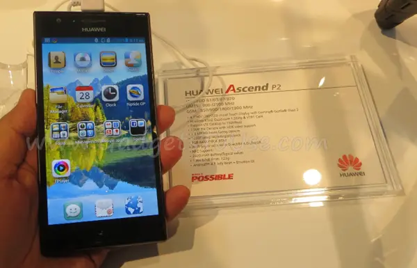 Huawie Ascend P2 Hands On Images and Video  MWC  - 92