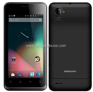 Karbonn A27 With 1 Ghz Dual Core  4 3 Inch Display and 512MB of RAM For Rs  8790 INR - 27