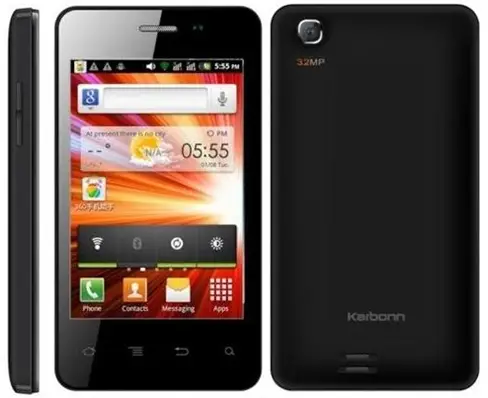 Karbonn A4 with Gingerbread  4 inch Display at Rs  4800 INR - 27