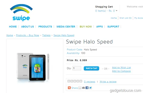 Swipe Halo Speed Quick review  Price and Comparision - 9