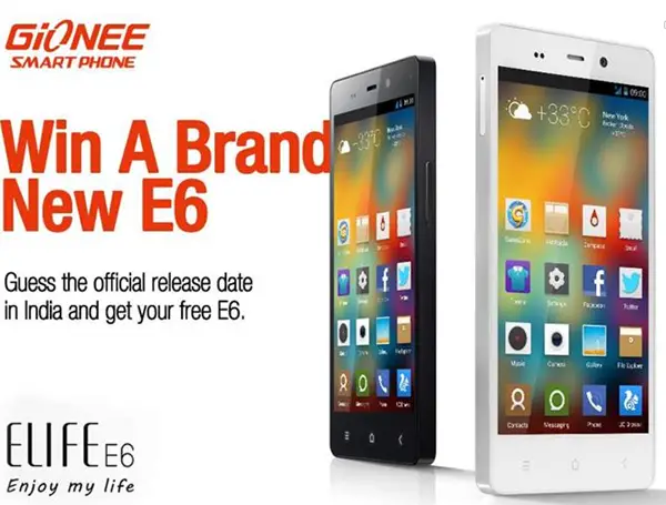 Gionee Elife E6 Launching Soon In India Gadgets To Use