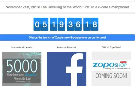 Zopo Coming Up with Octa Core MTK6589 Device   21st November - 90