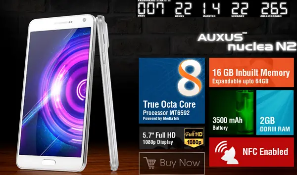 iBerry Auxus Nuclea N2 with Octa Core and 5 7 Inch Display at Rs  19 990 - 82