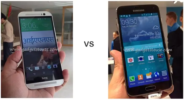 HTC One M8 VS Samsung Galaxy S5 Comparison  Camera  Display  Processor  Battery and Features - 16