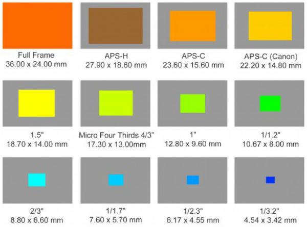 sensor size