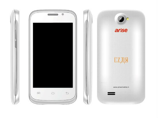 Arise Czar AR 44 Entry Level Smartphone Out for 4 499 INR - 87