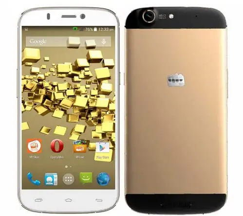 Micromax Canvas Gold A300 with 5 5 Inch Full HD display available at 24 000 INR - 27