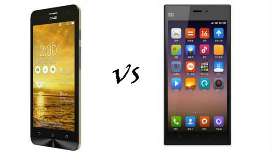 Asus Zenfone 5 VS Xiaomi Mi3 Comparison Overview