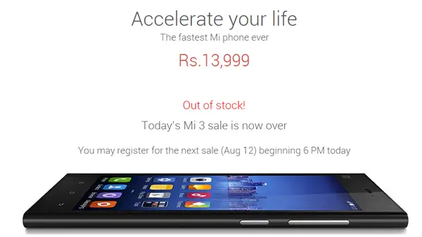 Xiaomi Mi3 Third Flash Sale Ends in Mere 2 Seconds - 21