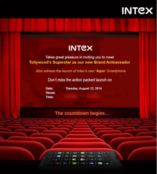 Intex Sends Out Press Invites for August 12 Launch Event for an Aqua Smartphone - 80