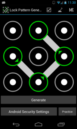 lock pattern generator