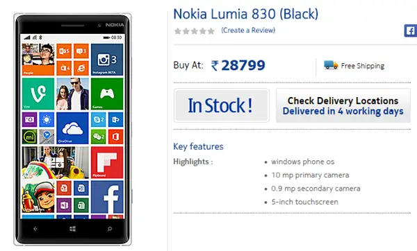 Nokia Lumia 730 and Lumia 830 are Now Available for Purchase in India - 92