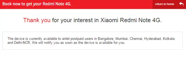 How to Buy Xiaomi Redmi Note 4G from Airtel Offline Stores - 30