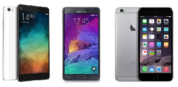 Xiaomi Mi Note VS Samsung Galaxy Note 4 VS Apple iPhone 6 Plus Comparison Overview - 64