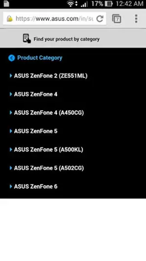 Asus Zenfone 2 ZE551ML Listed on India Support Website - 3