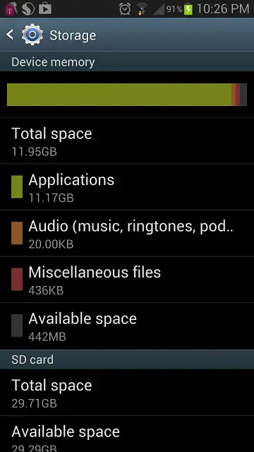 Storage in android