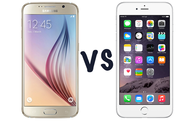 galaxy s6 vs iphone 6