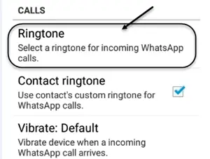 Change WhatsApp Calling Ringtone on Android - 15