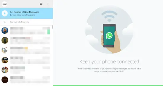 Use WhatsApp On An Internet Browser on Laptop or PC - 92