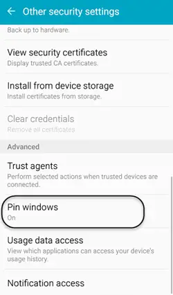 Pin The Applications On Screen With Samsung Galaxy S6 Edge - 19