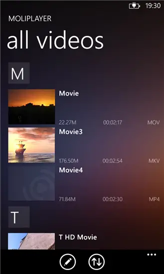 MoliPlayer Pro for Windows Phone