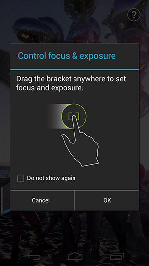Motorola Camera App with Manual Focus Control