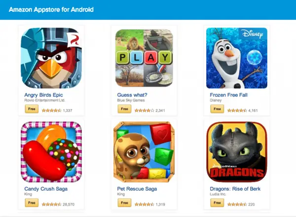 amazon appstore