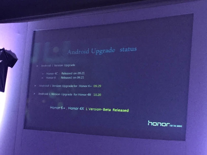 Lollipop Update Dates For Honor 6  And Honor 4X - 52