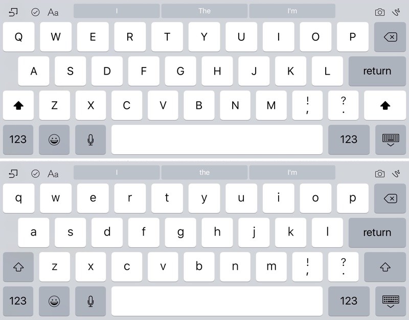 keyboardchanges
