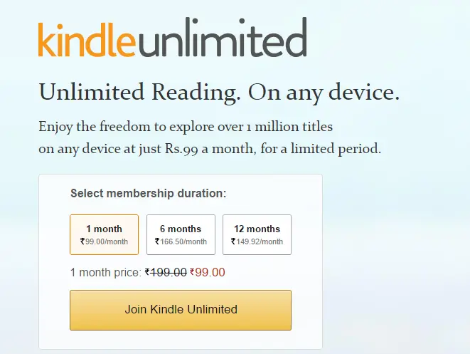 manage your kindle unlimited subscription