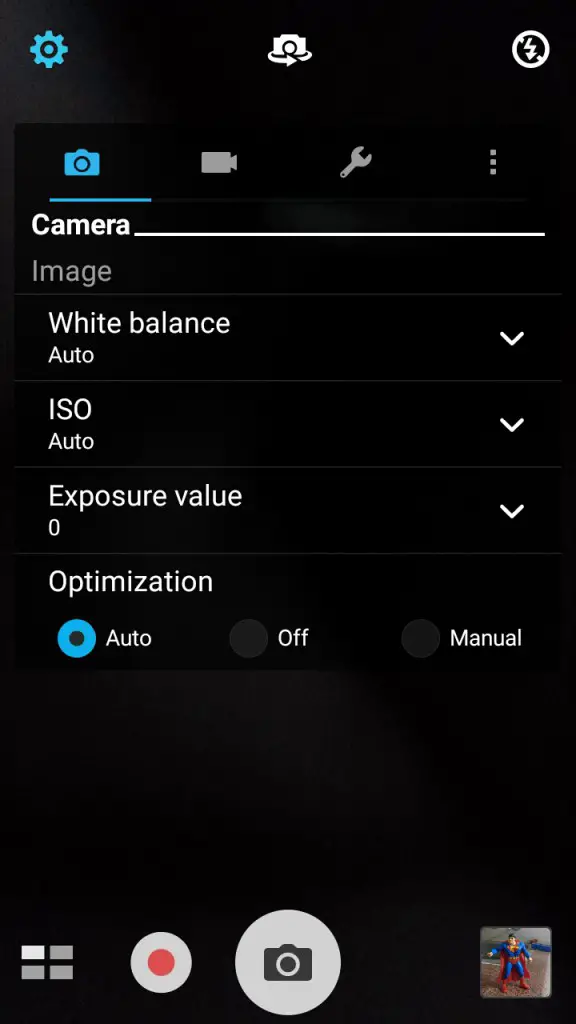 Zenfone Max Camera Settings