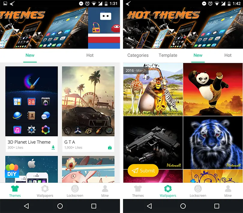 Cheetah Mobile 3D Launcher Themes