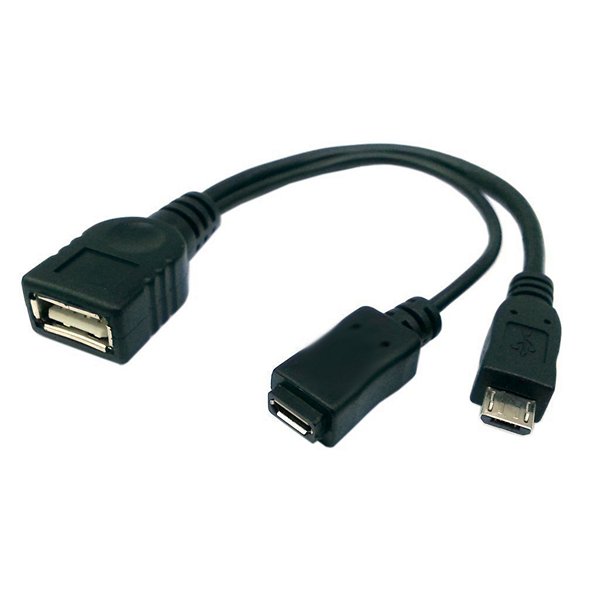 USB OTG Cable charging support