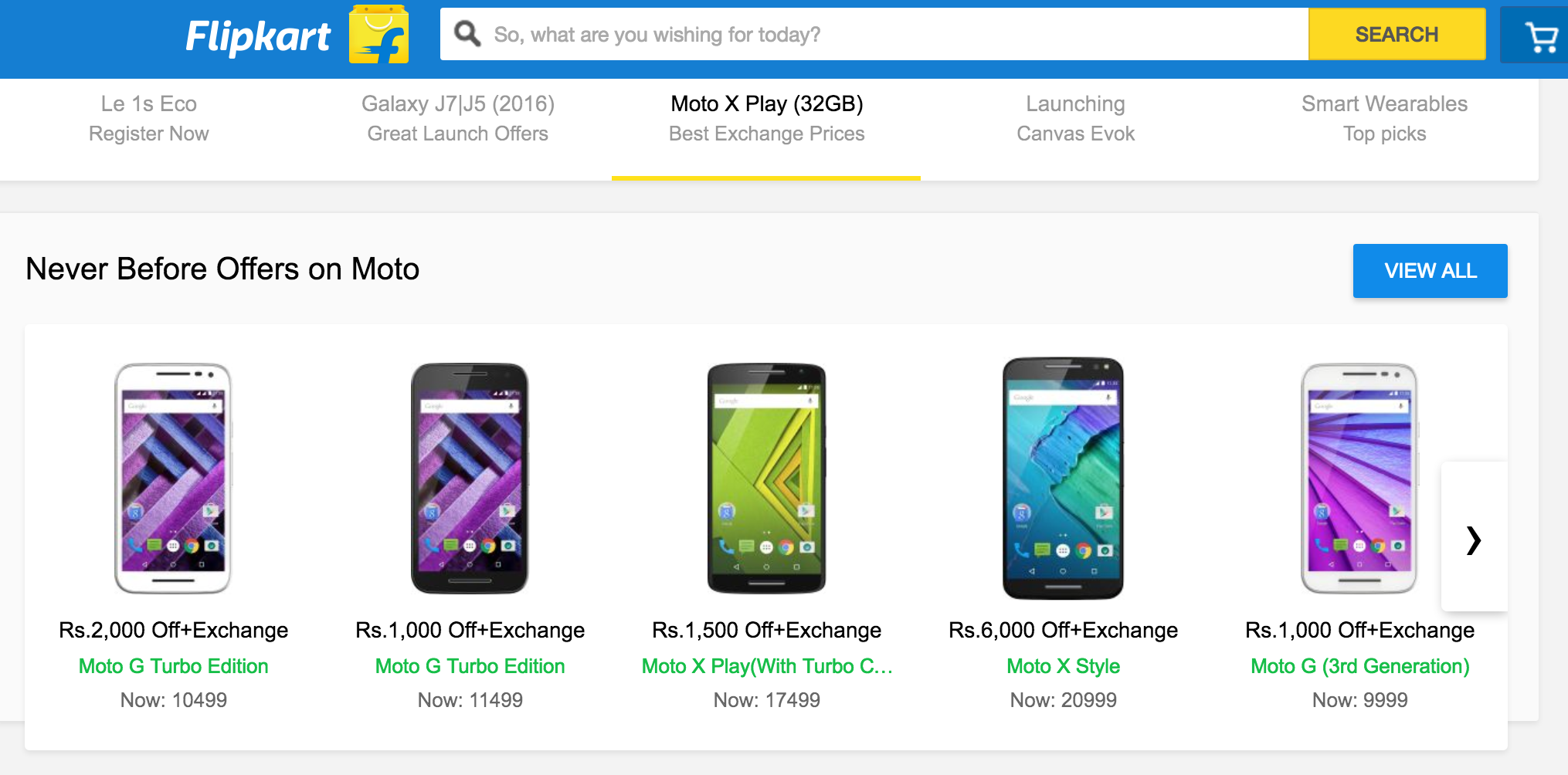 flipkart motorola sale