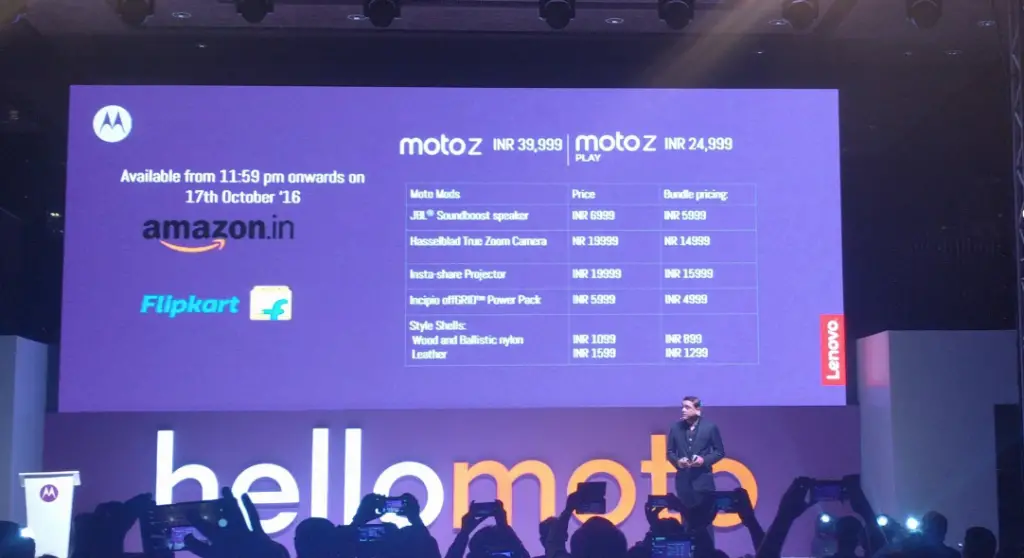 Price Moto Z