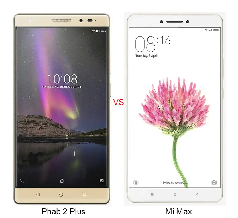 Lenovo Phab 2 Plus vs Xiaomi Mi Max
