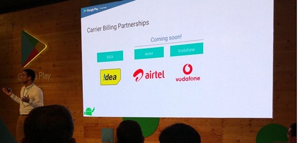Google Play Carrier Billing Airtel Vodafone