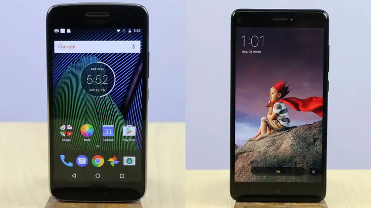 Moto G5 Plus vs Xiaomi Redmi Note 4