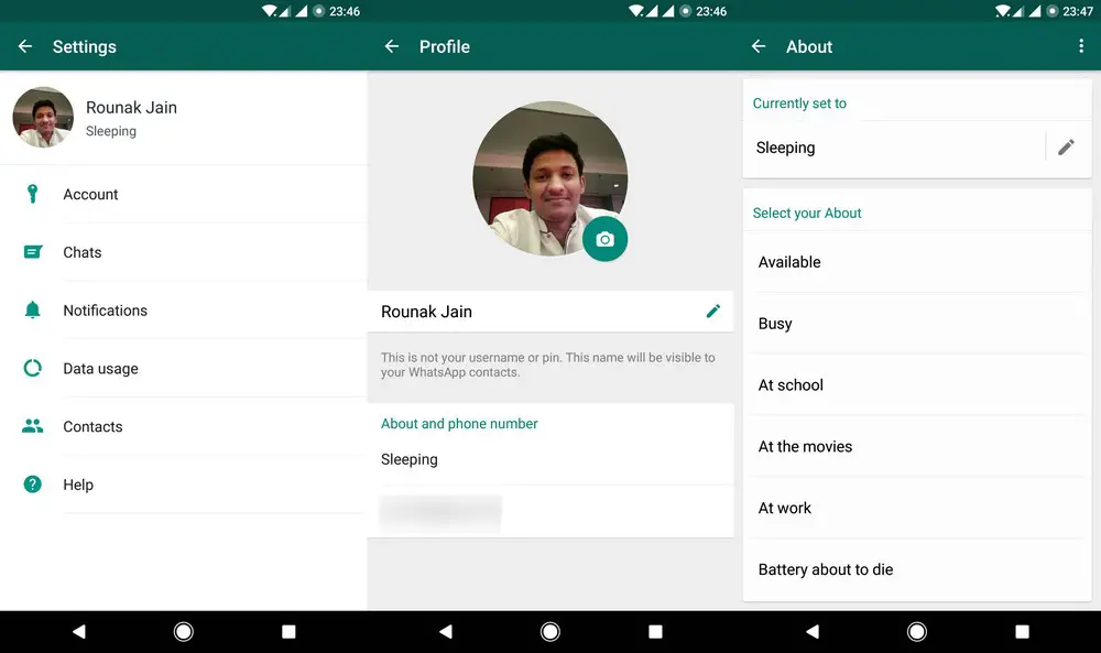 WhatsApp Old Text Status is Back In Latest Beta Build