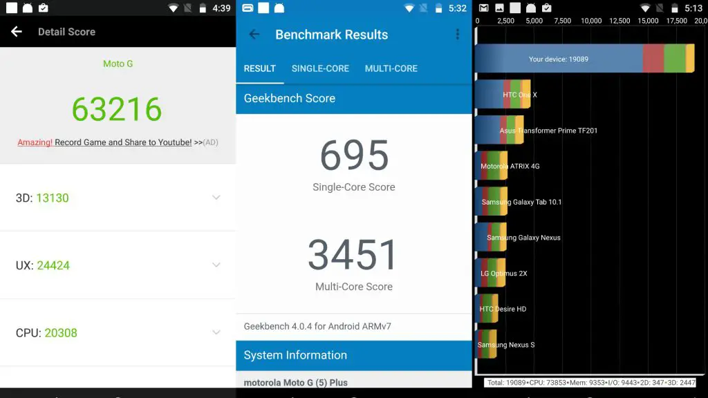 Moto G5 Plus Unboxing  Quick Review  Gaming and Benchmarks - 87