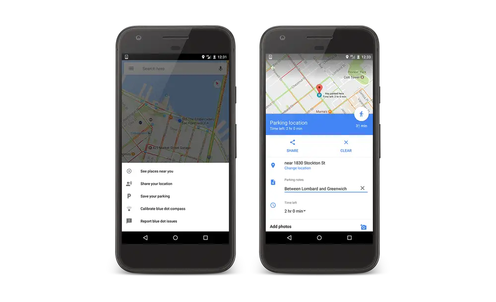 Google Maps for Android and iOS Gets Parking Spot Reminder Feature