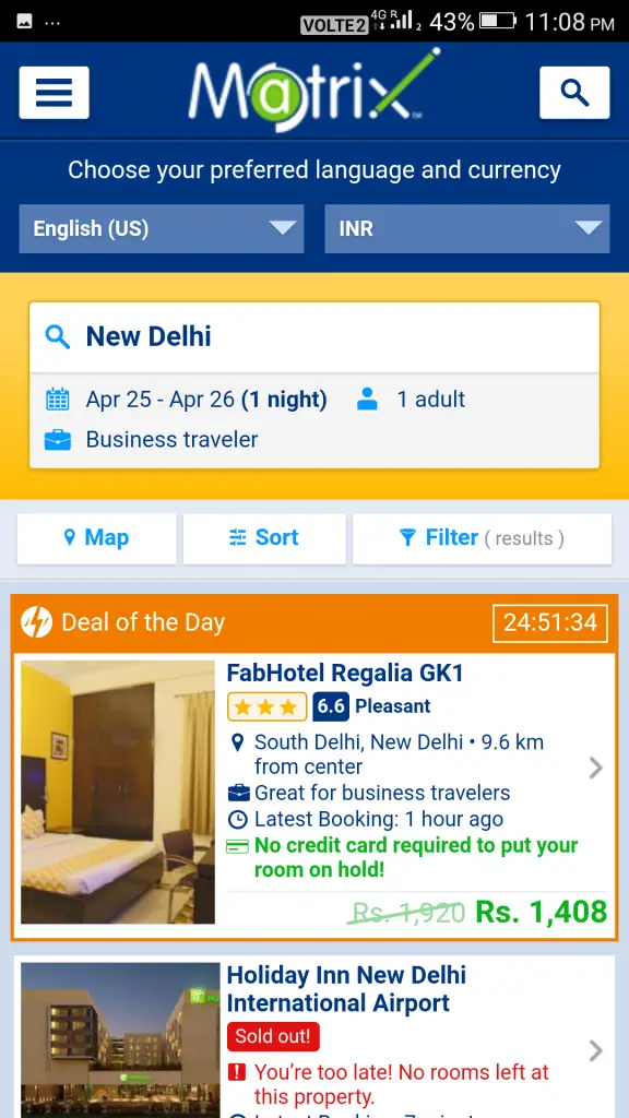 Matrix Travel Companion App