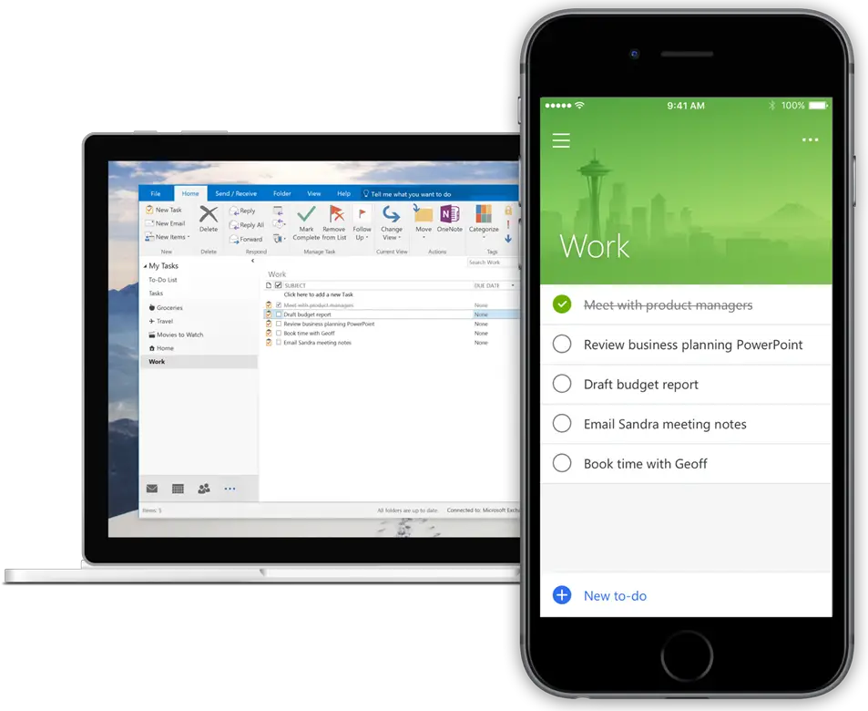 microsoft to do and outlook integration