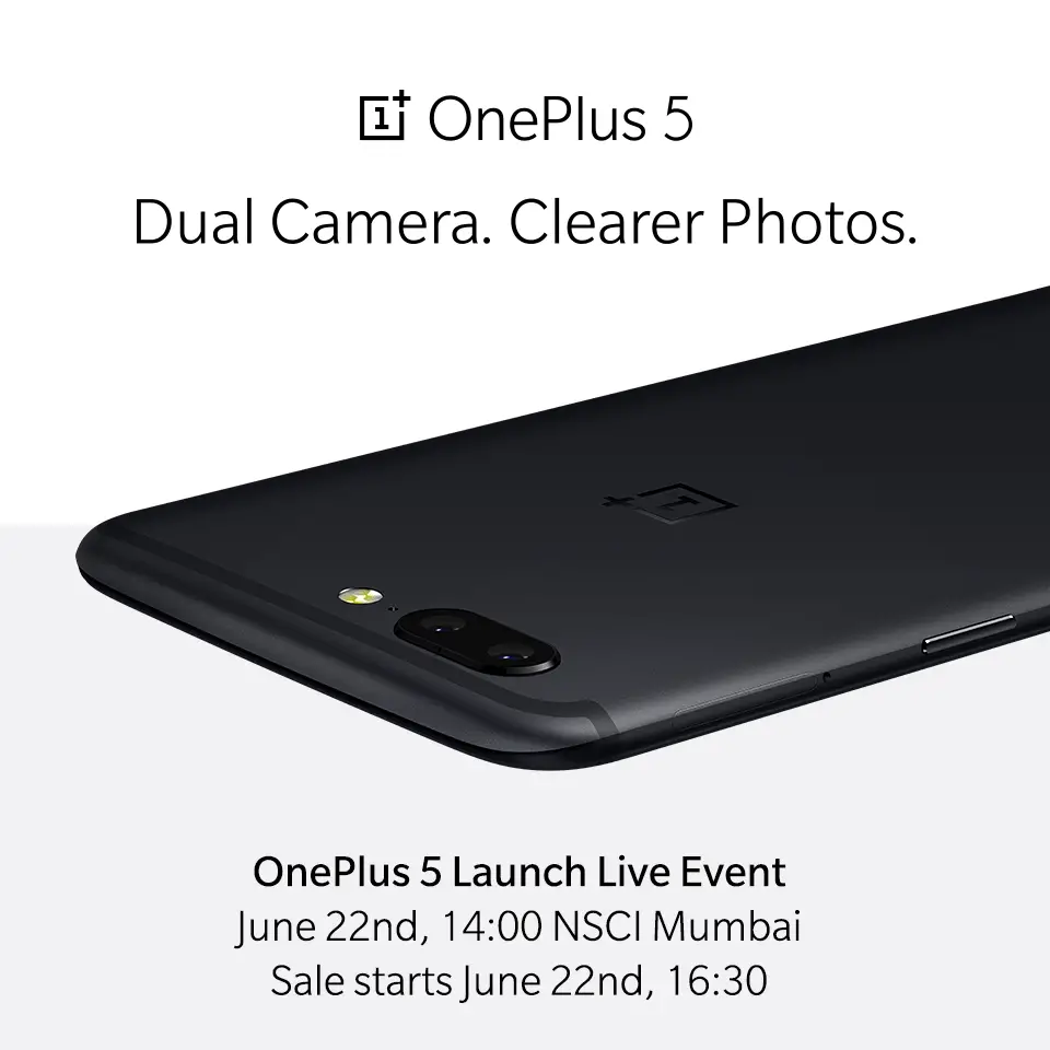 OnePlus 5 official facebook page imgae